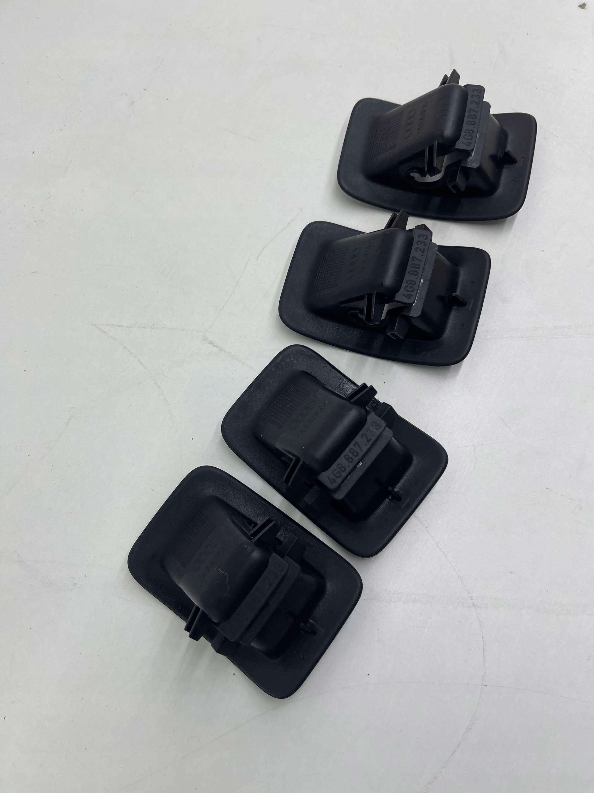 AUDI A6 A7 C7 Support plaque Poignée Couvre Siège ISOFIX KOMPLET 4X