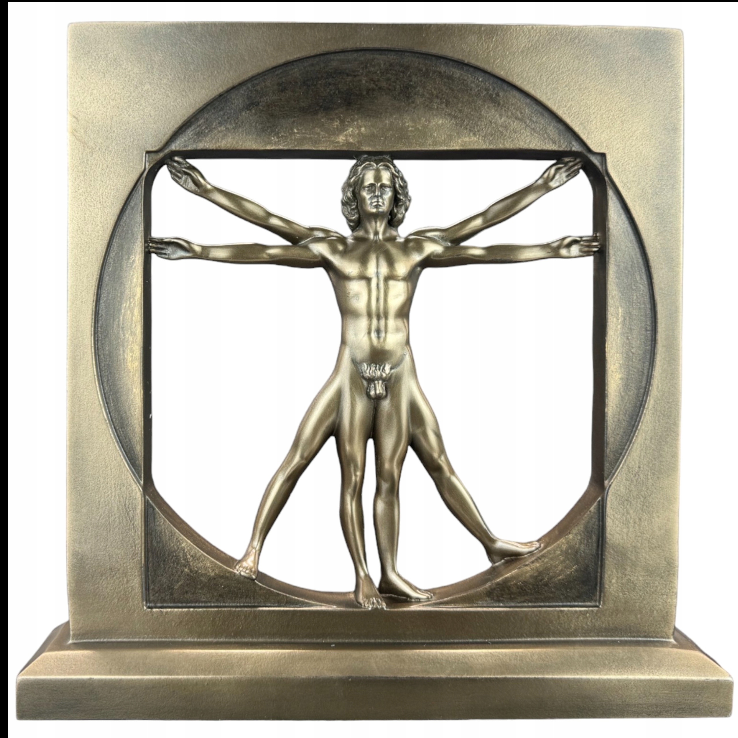 Socha Leonardo Da Vinci vitruviánsky muž figúrka Veronese WU72944A4