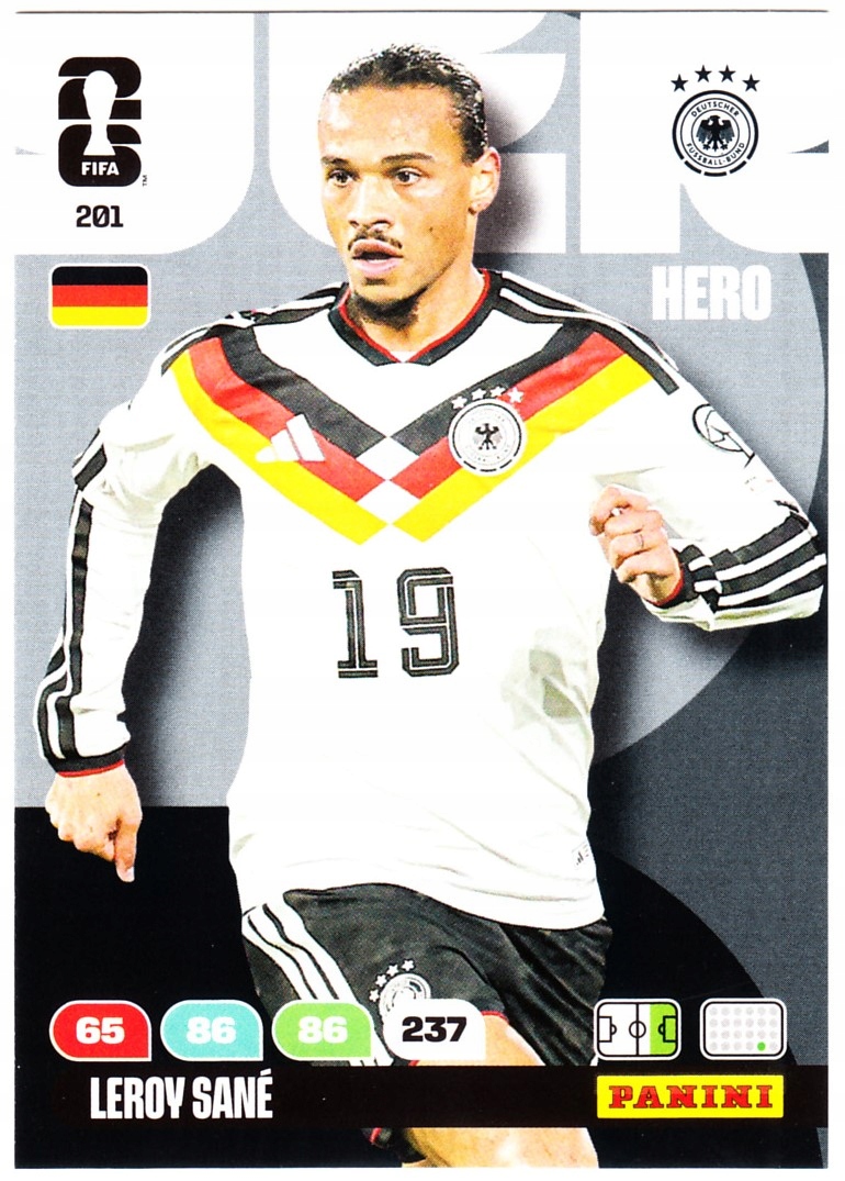 Karta Kolekcjonerska Panini Fifa World Cup 2026 Core Leroy Sane 201
