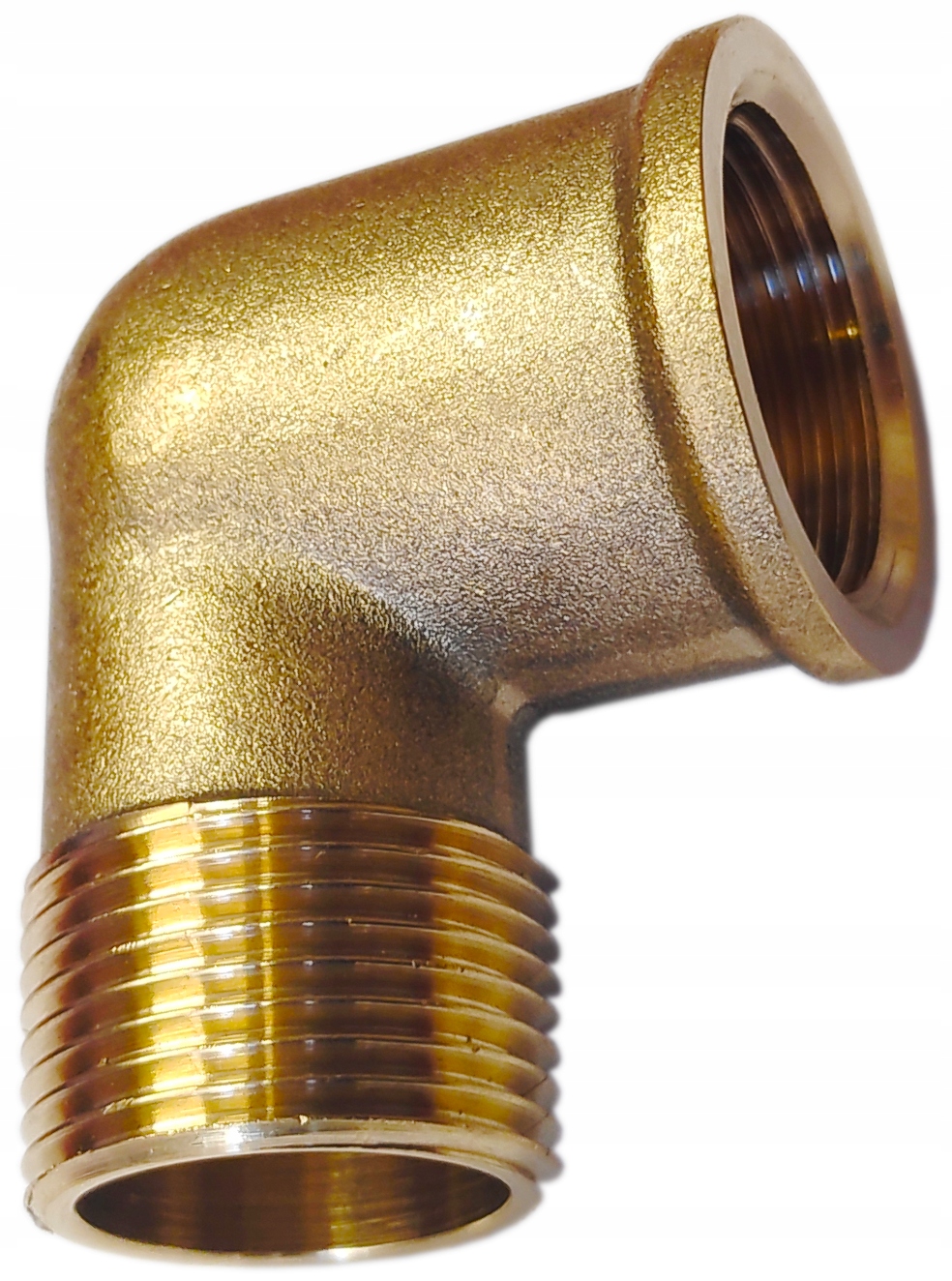 Kolano mosiężne 7 nyplowe 3/4"