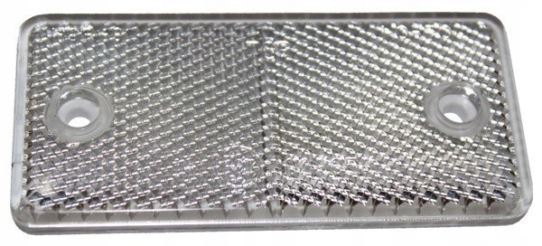 

Odblask Prostokątny 95x45mm Biały Uniwersalny