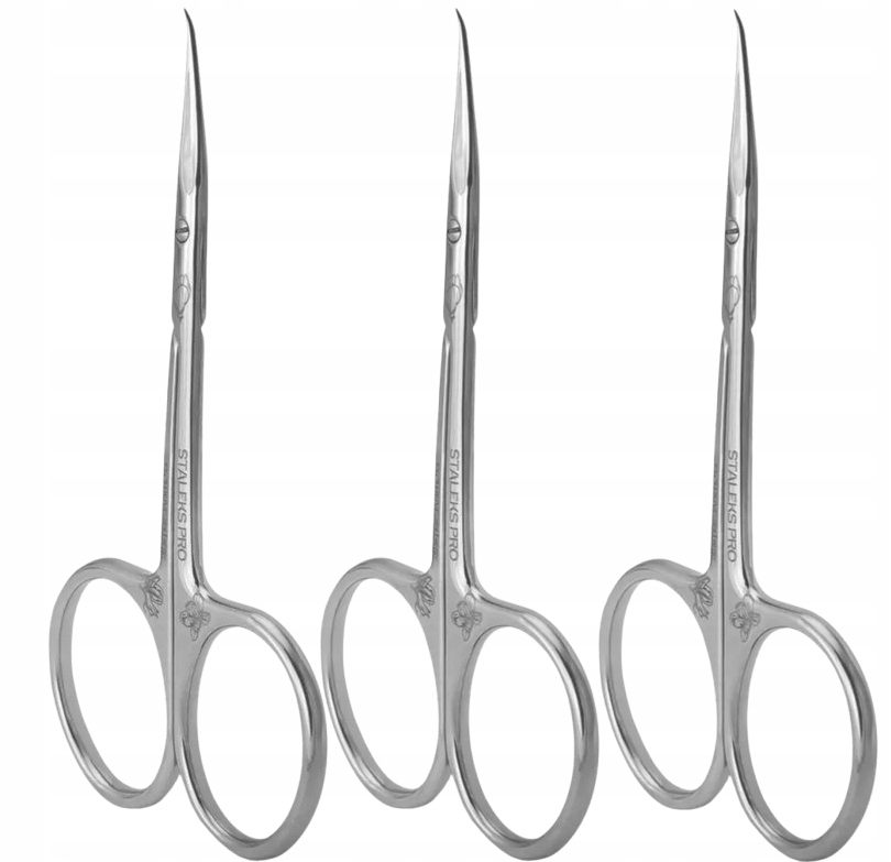 Profesionální nůžky na kůži s háčkem 21 Type 2 Staleks 3 kusy