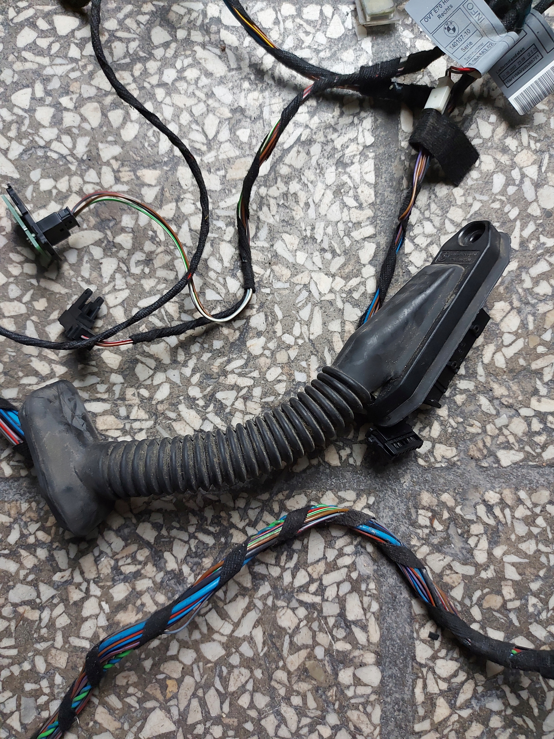 bundle wiring door right rear part BMW X5 E70 7184662 -02 OE EU