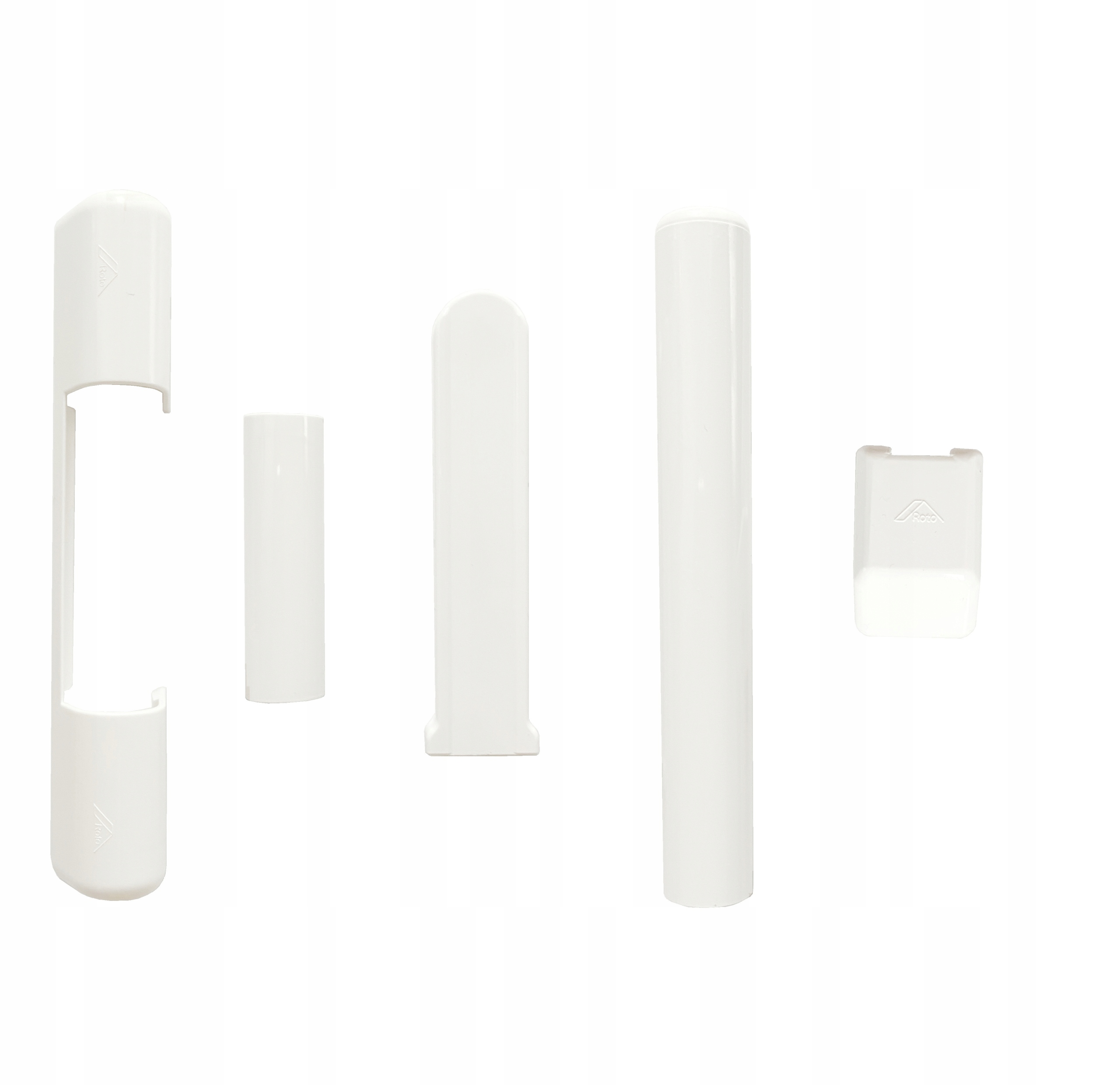 Roto osłonki na zawiasy do okien białe