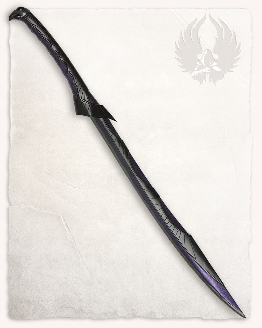 Krátký Fialový Meč Nilveth Pěnová Zbraň Pro Larp