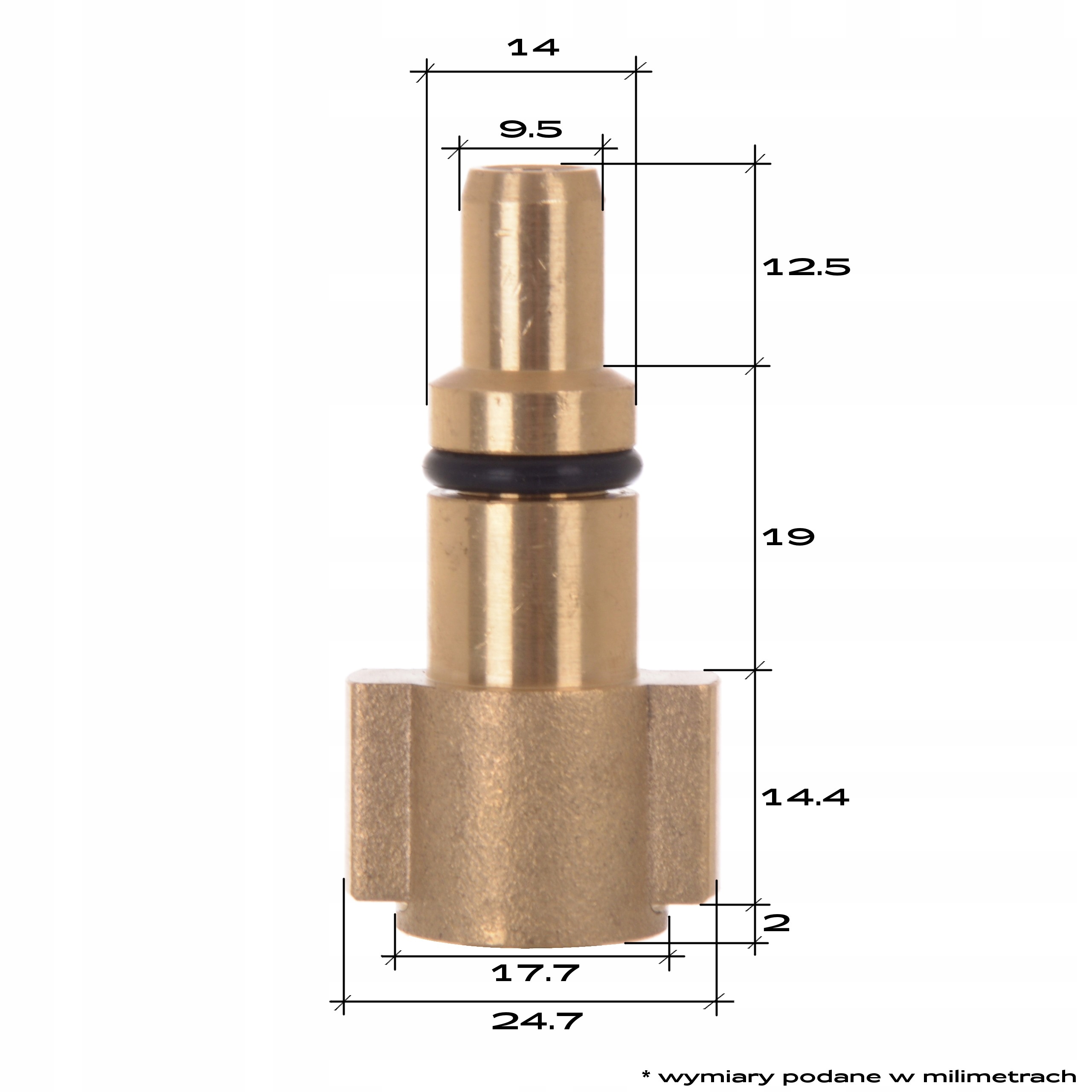 Adapter PARKSIDE LAVOR do połączenia myjki KARCHER Marka Techkar