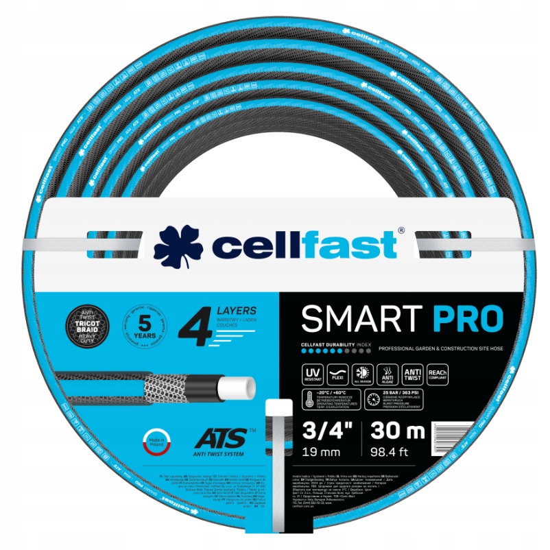 Wąż Ogrodowy Smart Pro Ats 3/4'' 30MB 13-421 Cellfast