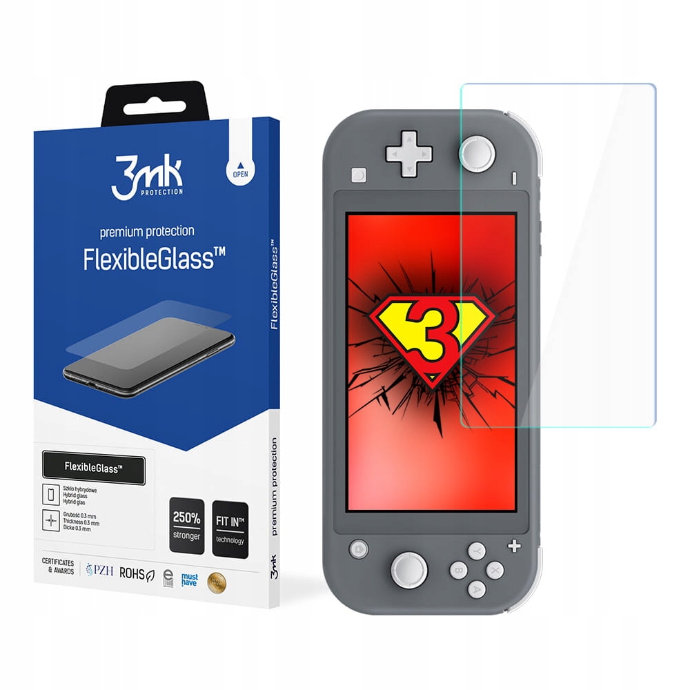 

Do Nintendo Switch Lite Nietłukące szkło 3mk Flexi