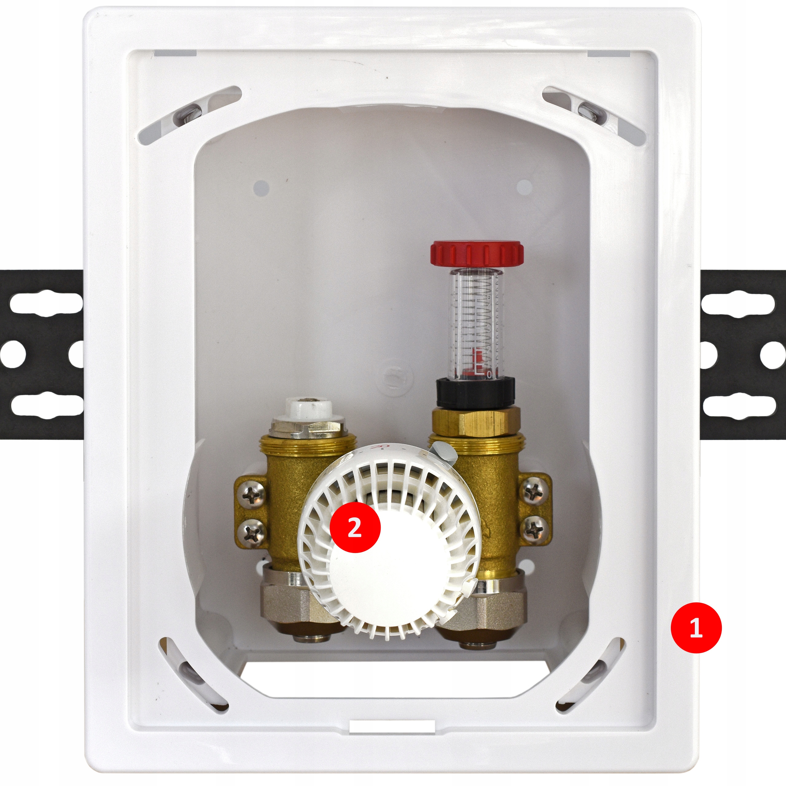 PODTYNKOWY OGRANICZNIK TEMPERATURY ZAWÓR do PODŁOGÓWKI 3/4" GŁOWICA RTL BOX Kod producenta RTL-5