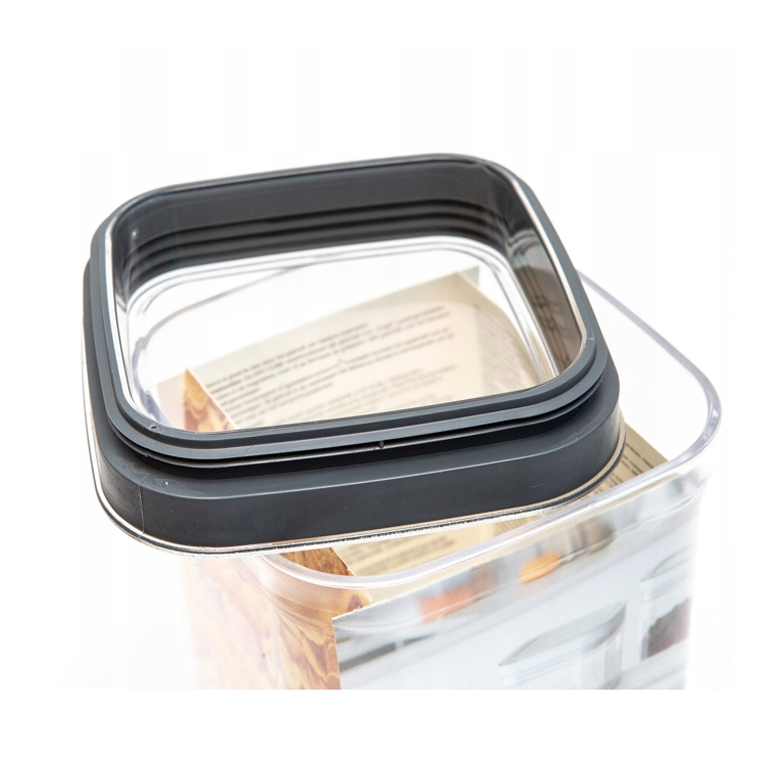 POJEMNIK NA ŻYWNOŚĆ ARTYKUŁY SYPKIE PRZYPRAWY 0,8L Linia Dry Cube