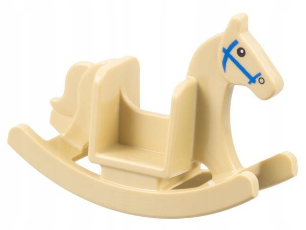 

Lego 2519pb01 Koń Na Biegunach piaskowy Nowy (2g)
