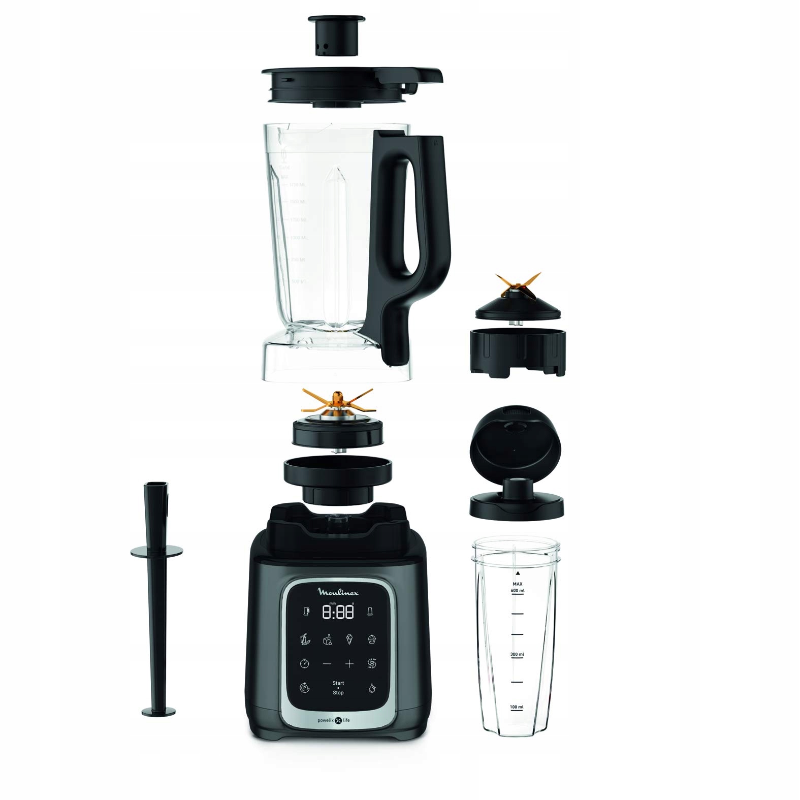 MOULINEX InfinyMix Blender 1600W 5 Programów Tritan 1.75L BPA Free — miniatura 2