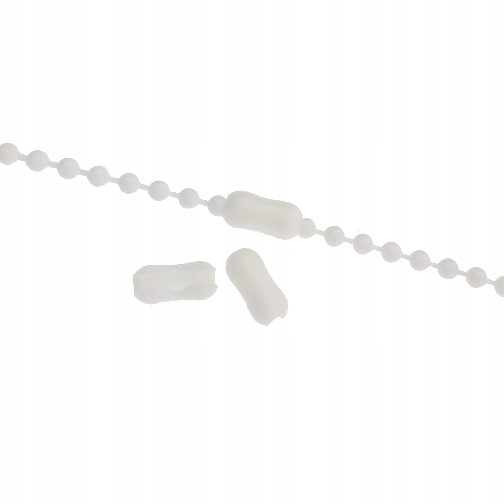 

Łącznik łańcuszka do rolet zrywalny 3 mm biały