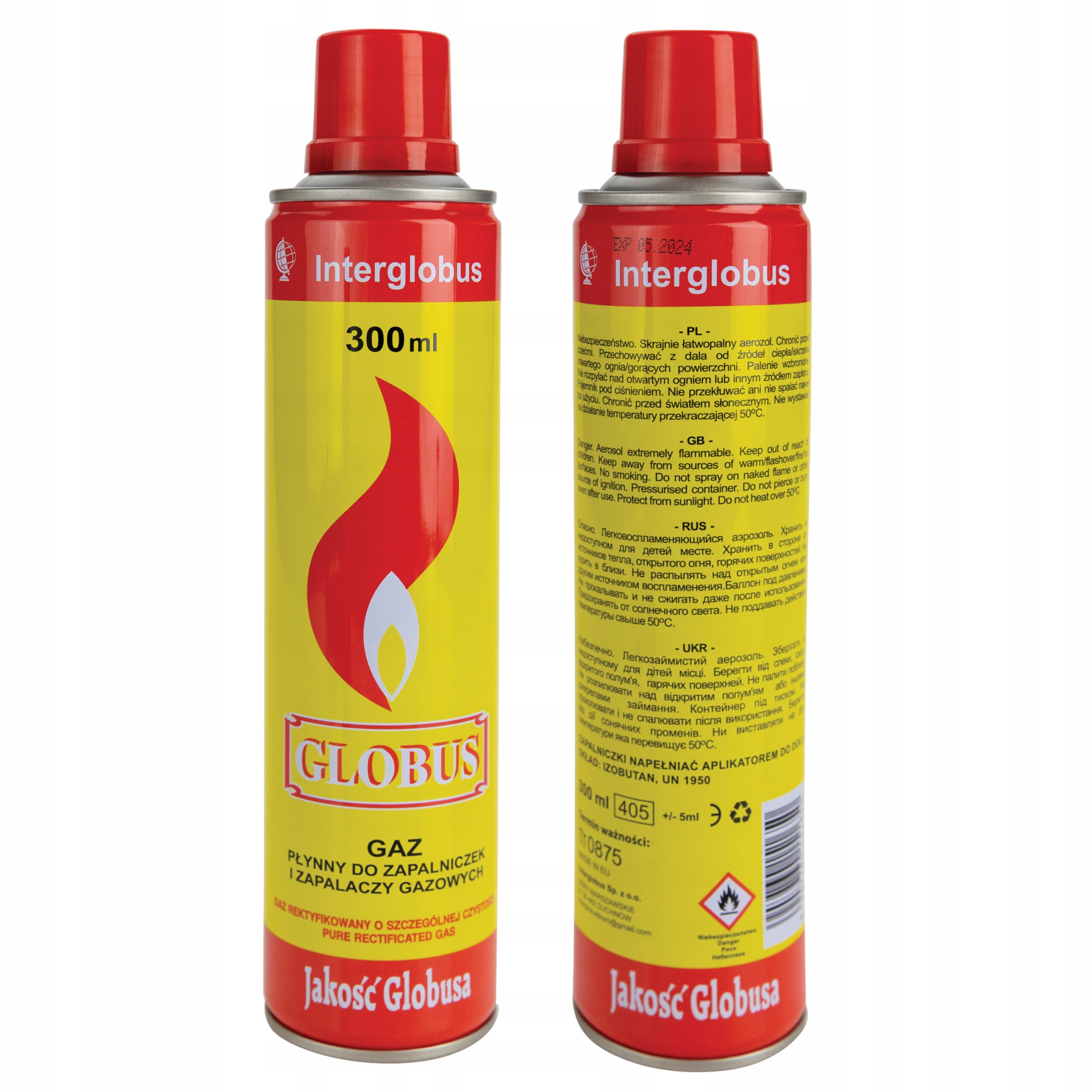 

Gaz Do Zapalniczek Duży 300Ml uniwersalny