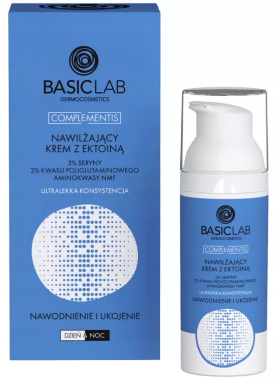Basiclab Nawilżający Krem Z Ektoiną 50 ML 5904639173669