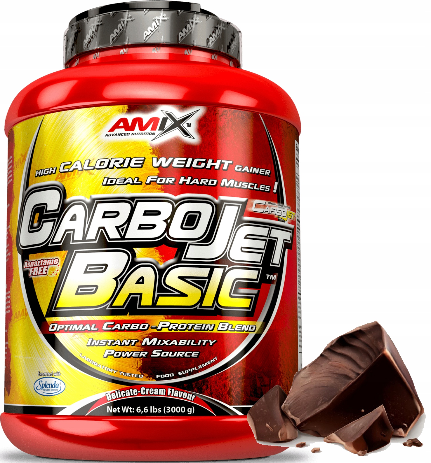 Amix Carbojet Basic Gainer 3000 g Čokoláda