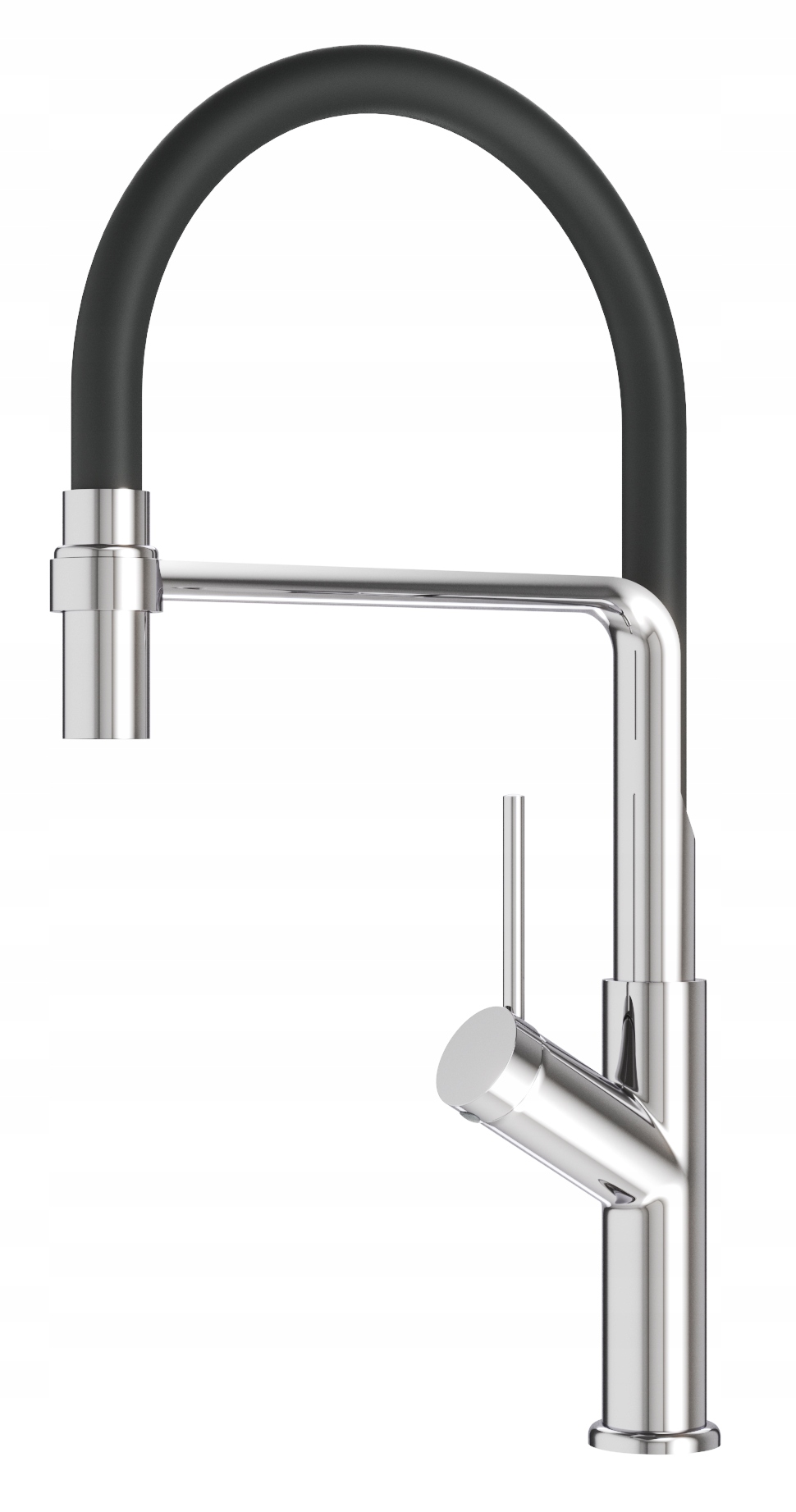 Flexibilný Kuchynský Kohútik, Strieborná Batéria, Chróm, Výtok Do Umývadla