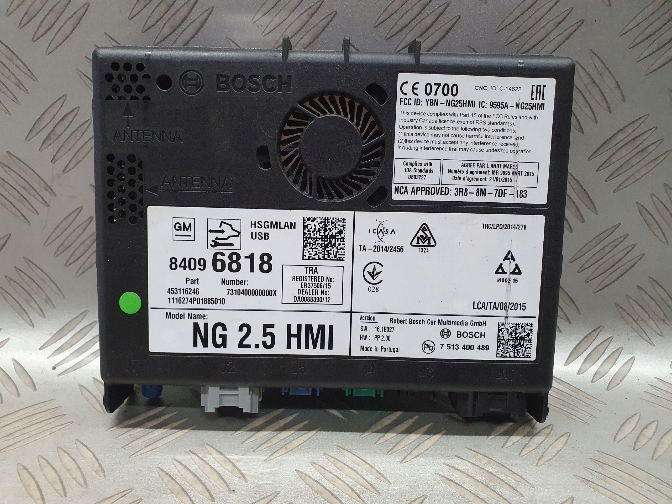 84096818 - МОДУЛЬ HMI 2.5 НАВІГАЦІЙНЕ РАДІО OPEL ASTRA K