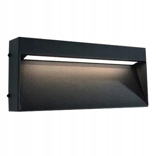 Venkovní nástěnné svítidlo fasádní lampa 6W 4000K IP54 grafit Santiago