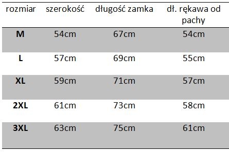 POLAR MĘSKI BLUZA POLAROWA 400g WYSOKA JAKOŚĆ 2XL Rozmiar XXL