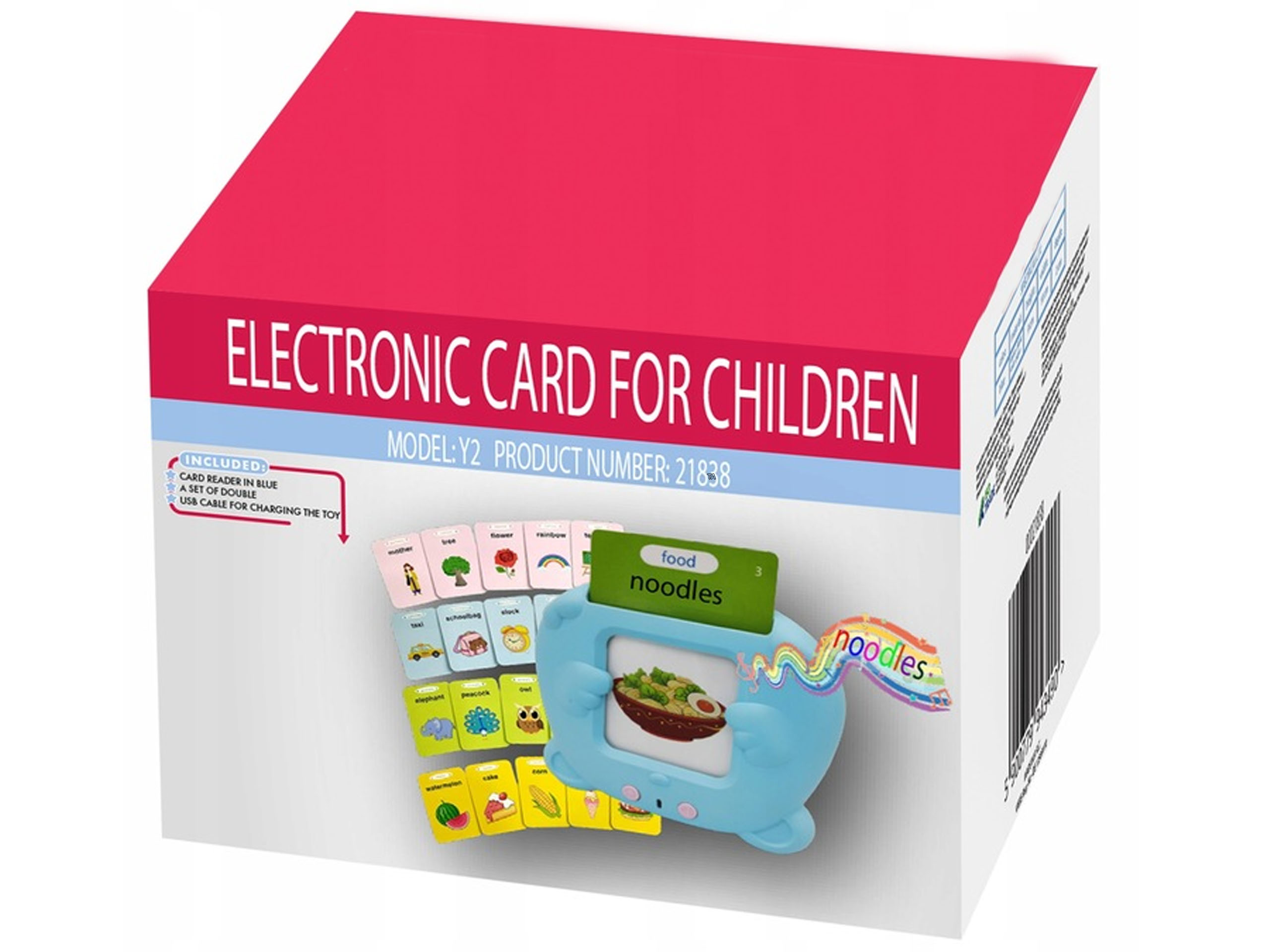 ZABAWKA DO WCZESNEJ NAUKI ANGIELSKIEGO KARTY SŁOWA Bohater brak