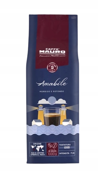 Caffe Mauro Kawa ziarnista mieszana Amabile 1000g