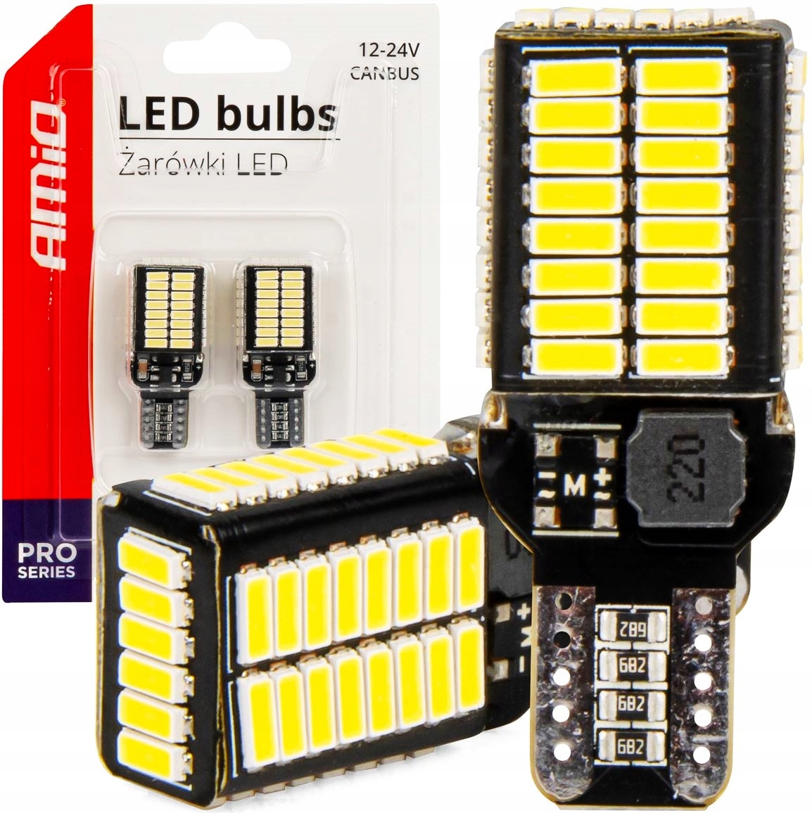 Opel Astra K 2xŻARÓWKA Led W16W T15e Canbus Cofania Białe 6000K