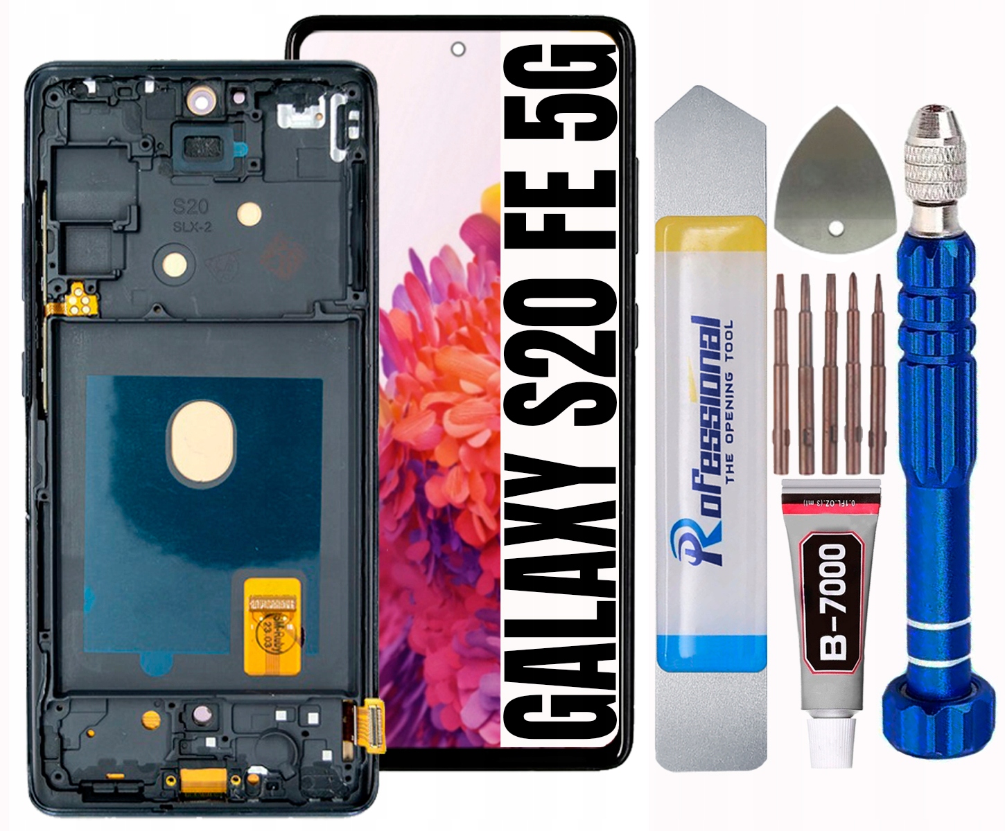 Displej Pro Samsung Galaxy S20 Fe 5G G781 G781B Oled LCD Rámeček