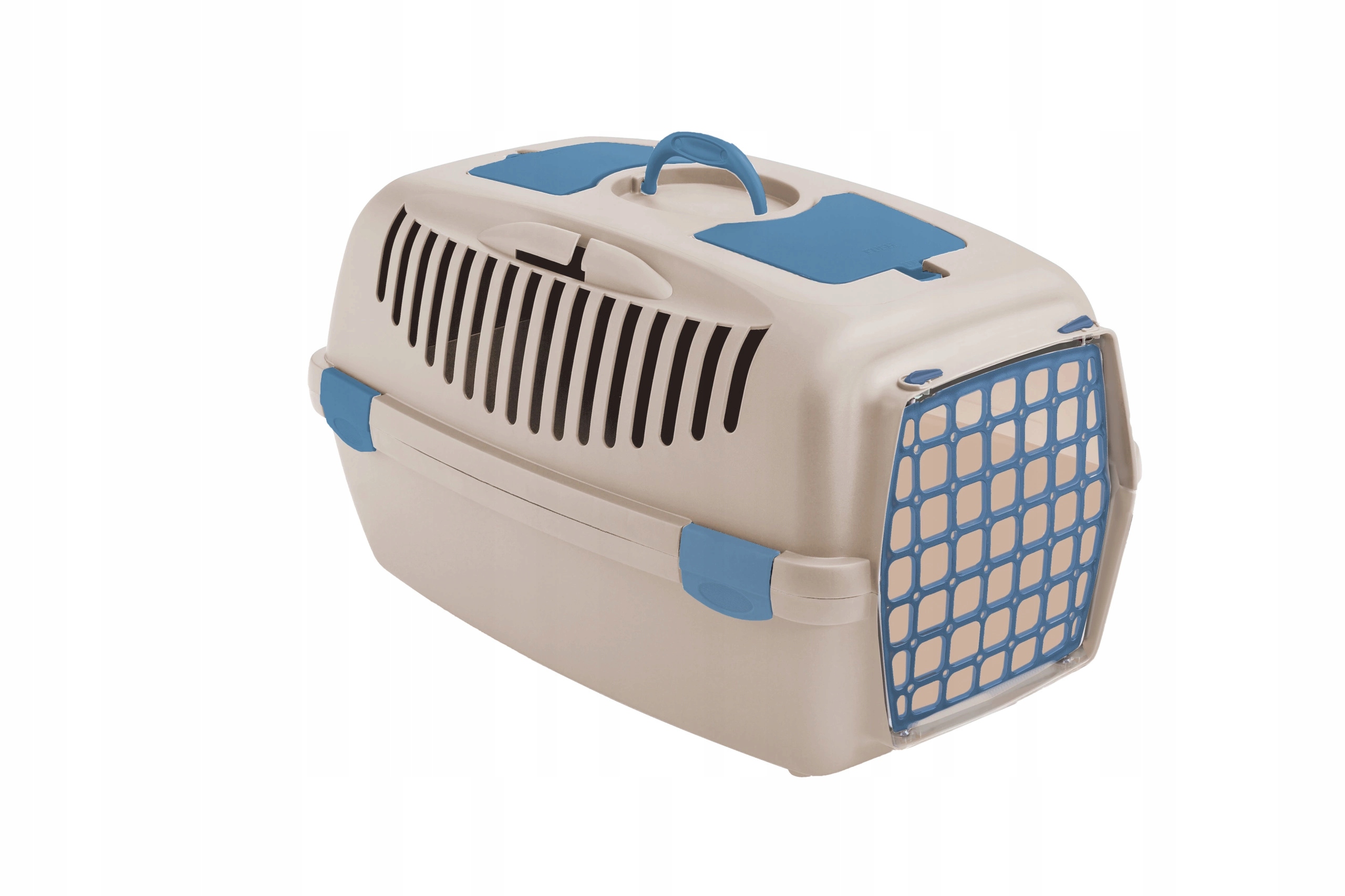 Zolux Přepravka pro psa a kočku Gulliver 2 plastové dveře, béžová