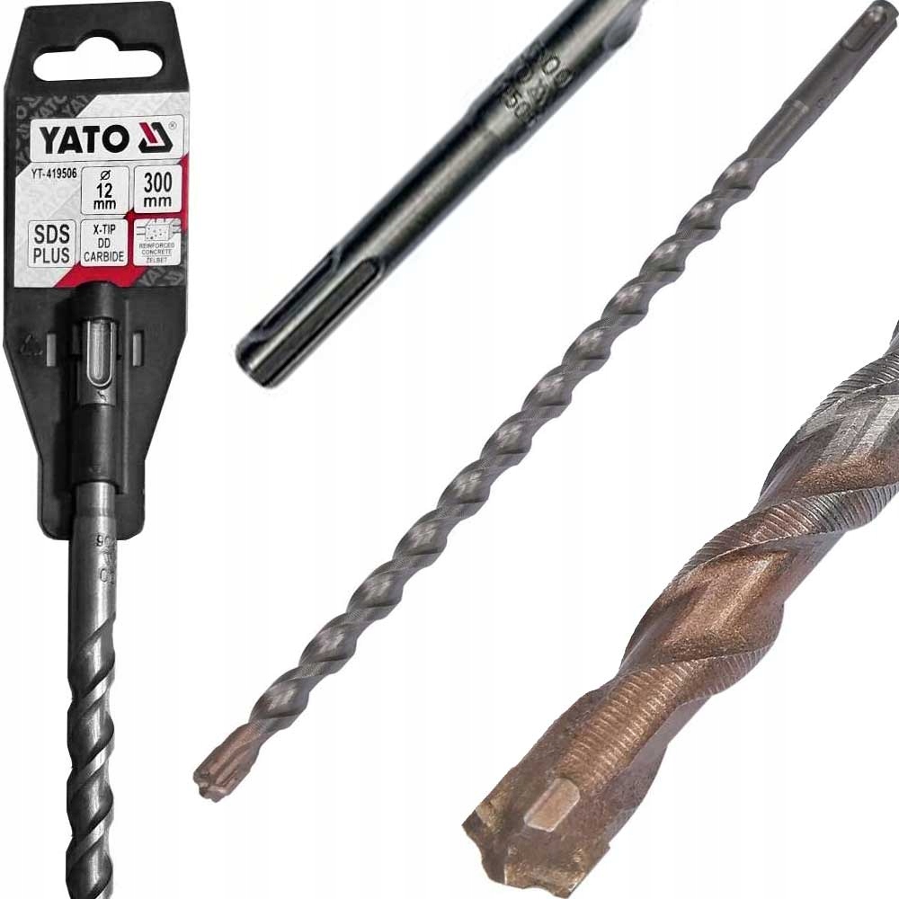 

Wiertło Sds Plus Premium 12mm/300 do żelbetu Yato