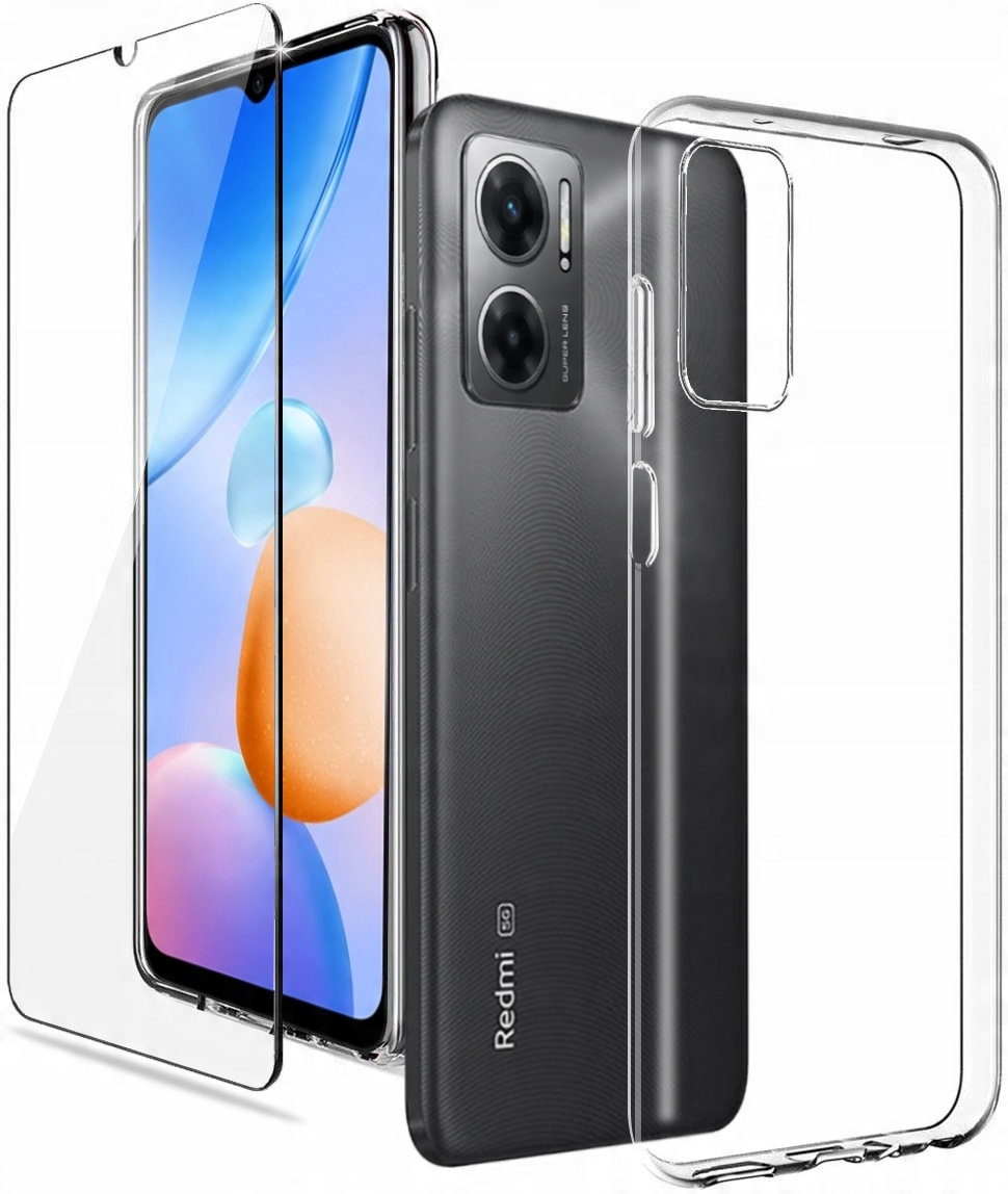 

Etui do Xiaomi Redmi 10 5G Clear Case Szkło 9H