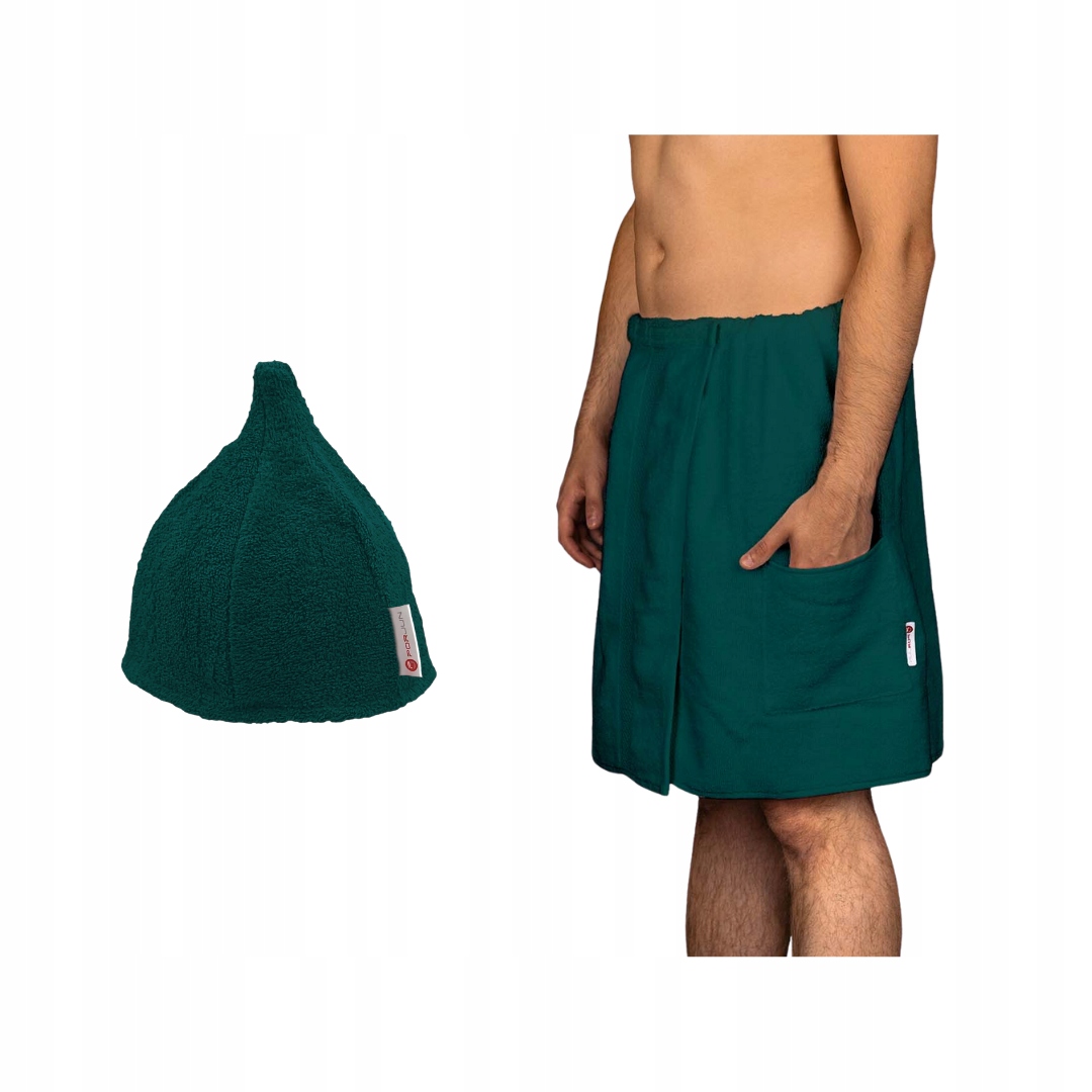 

Zestaw Do Sauny Kilt Męski Czapka Porjun Zielony