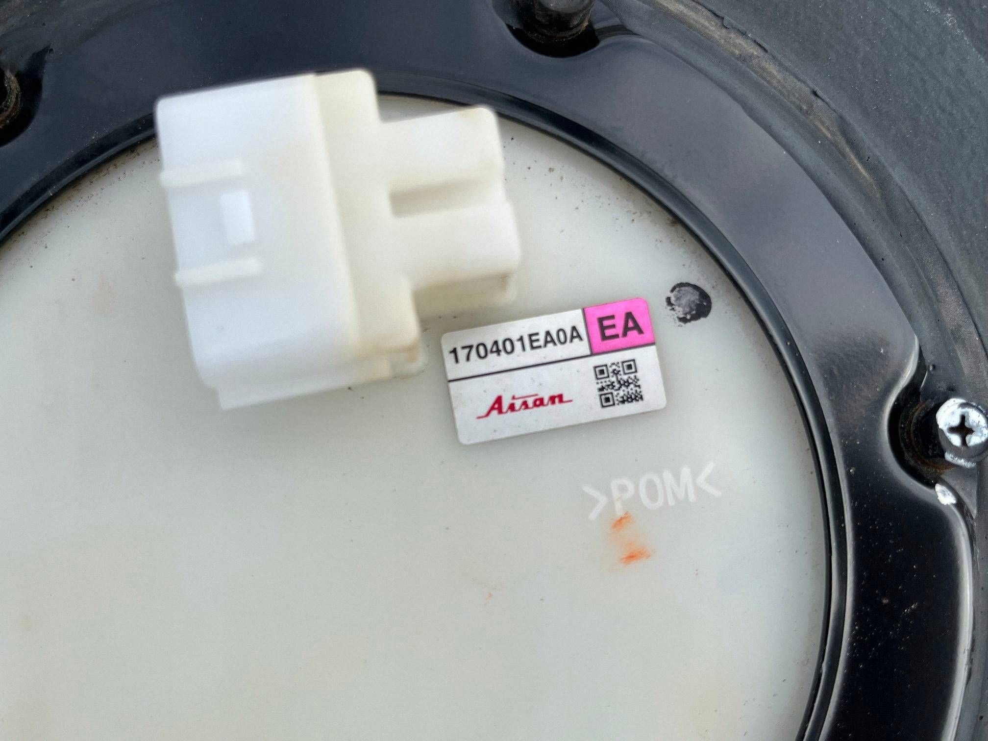 tank feed pump tank Nissan 370Z 2009