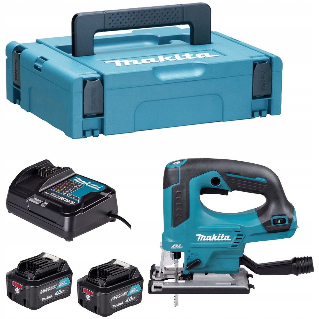 Akumulátorová přímočará pila Makita JV103DSMJ 12V Cxt Bl 2x4Ah kufr