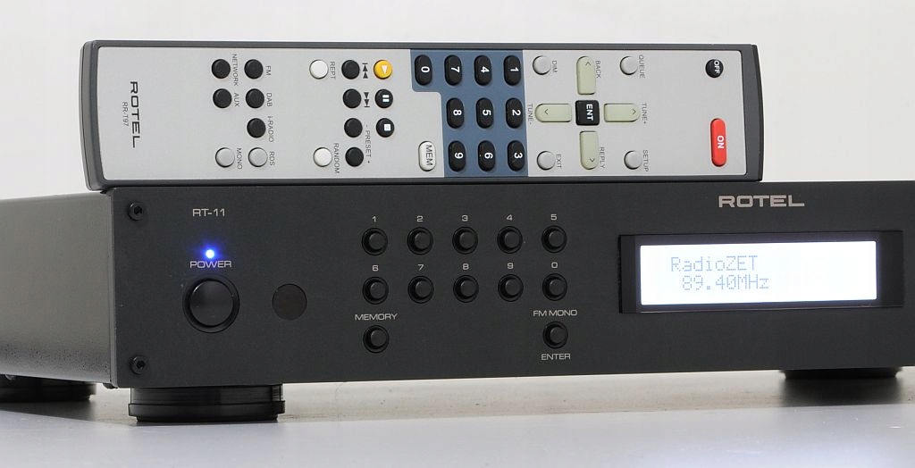 ROTEL RT-11 TOPOWY TUNER RADIOWY CYFROWY DAB+ RDS PILOT ! Marka Rotel