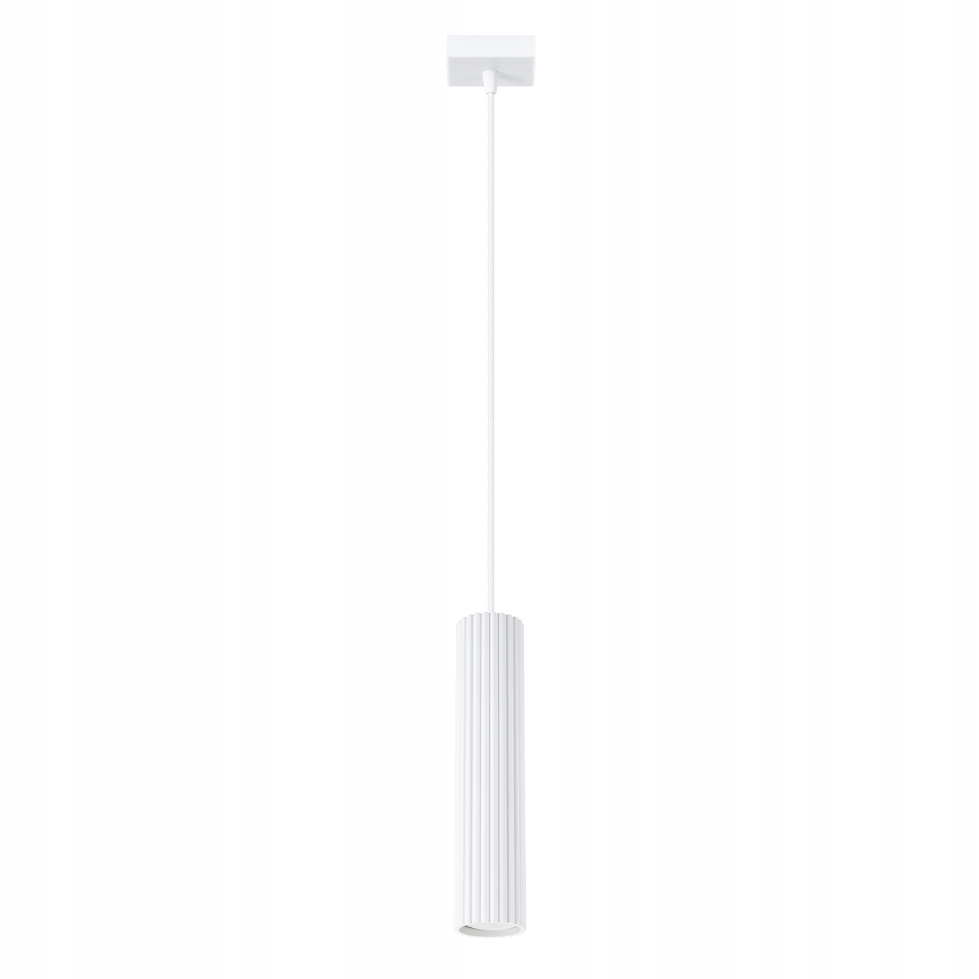 Závěsná stropní lampa Zwis Tuba Spot 1x GU10 Bílá Karbon 1535 Sollux