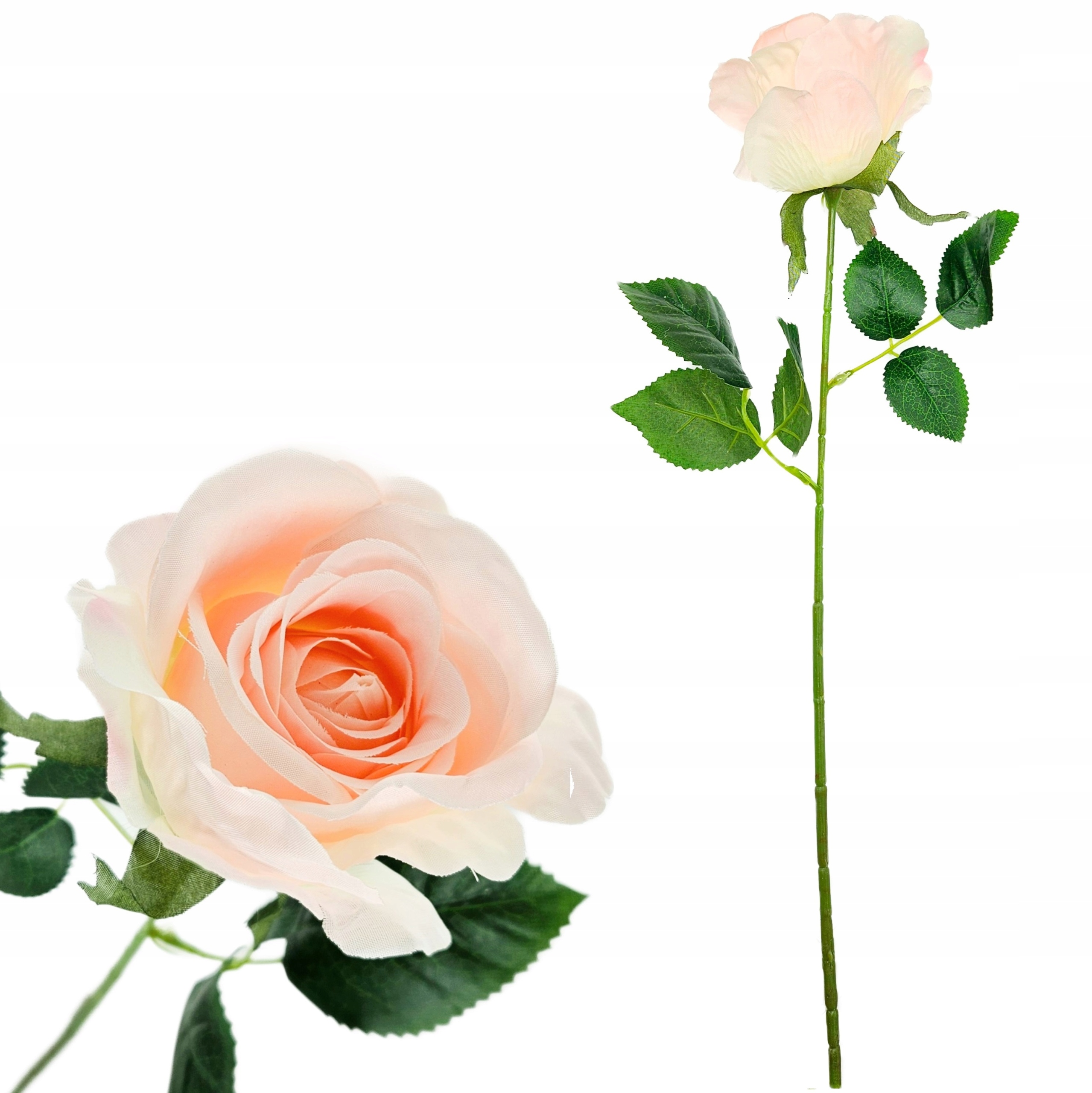 KWIATEK SZTUCZNA RÓŻA KWIAT RÓŻE PIK DO BUKIETÓW WIANKÓW STROIKÓW 1SZT 47CM