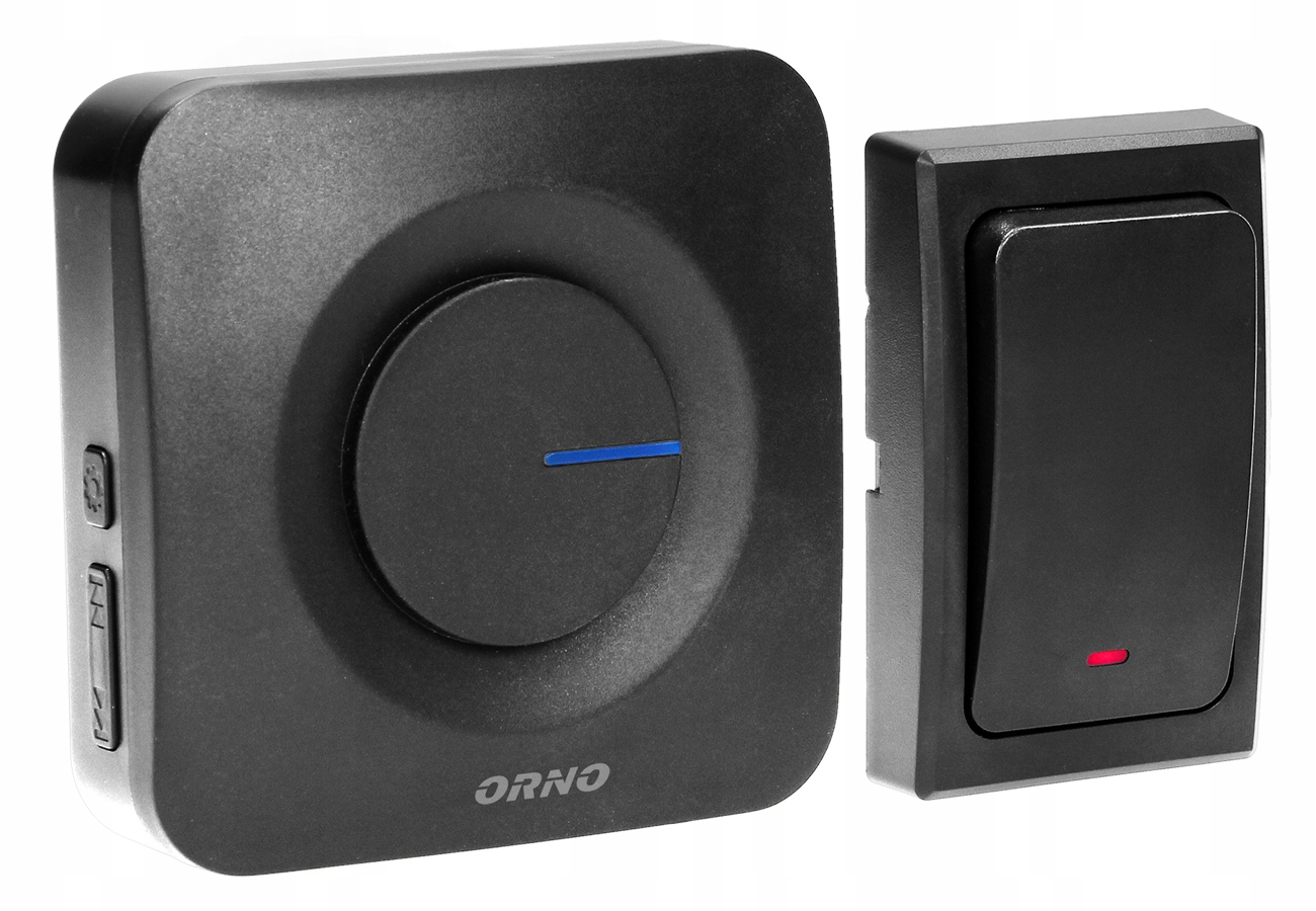 

Dzwonek Bezprzewodowy Bezbateryjny IP44 200m Orno