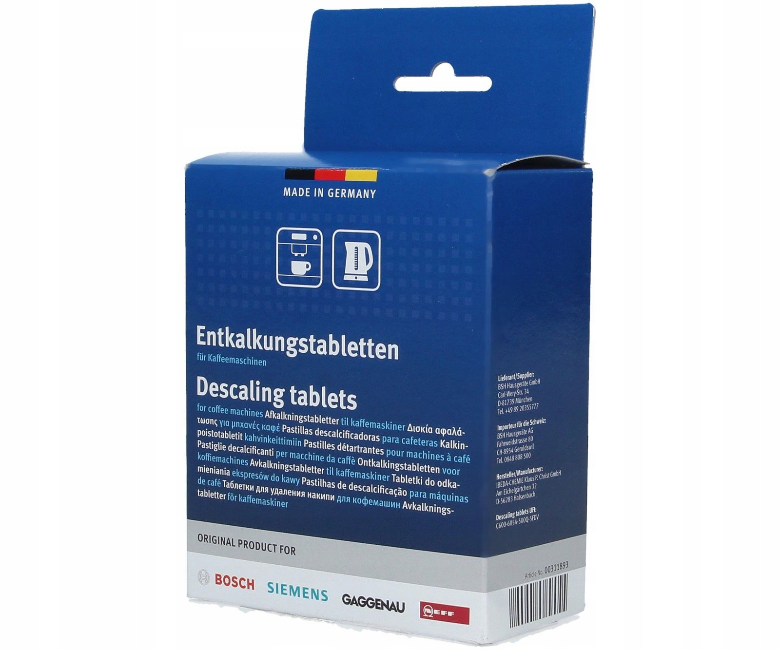 

Tabletki odkamieniające do ekspresu do kawy