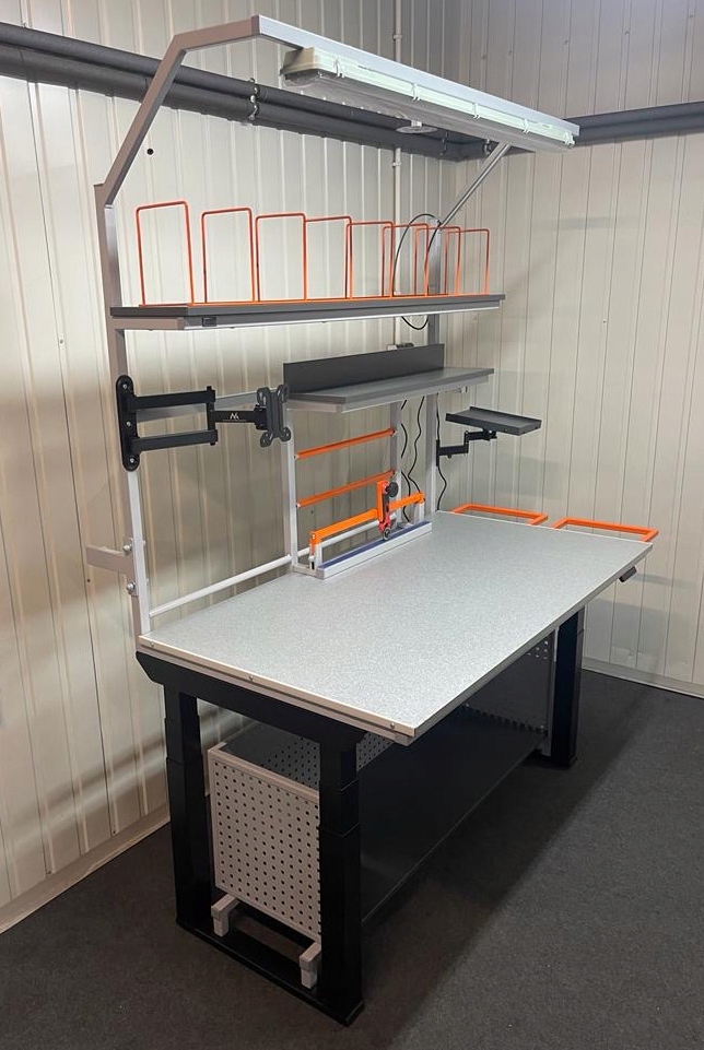 Stół do pakowania elektryczna regulacja, zakres 50 cm 140x80x215 cm NOWOSĆ