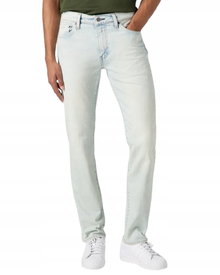 Levis Pánské Jednoduché Světle Modré Džíny S Oděrkami Bavlna 32x30 J2L