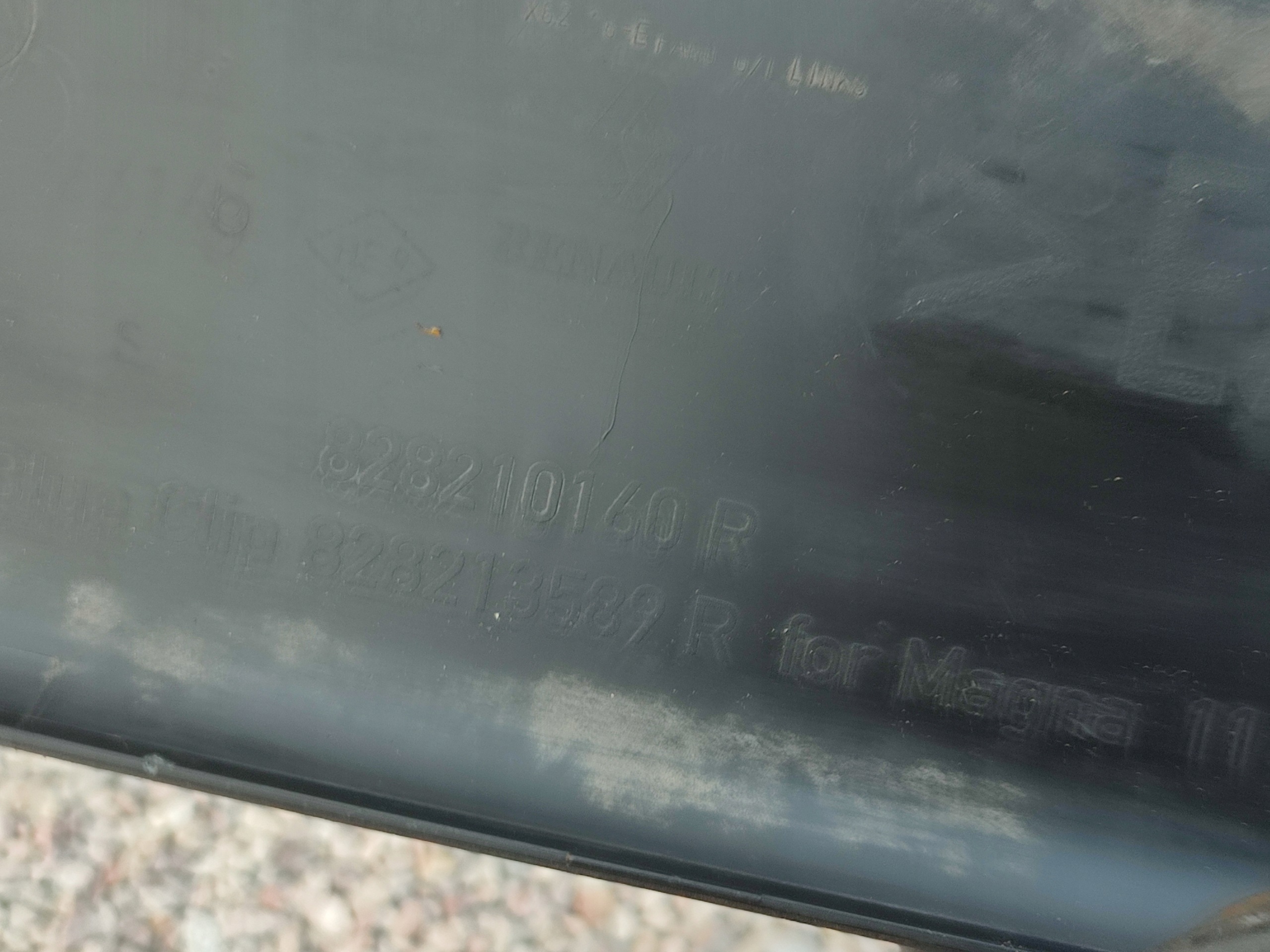 RENAULT MASTER III MOVANO B moulding side left 828210160R 828213589