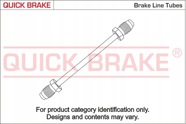 BRAKE CU-0400B5-A тормозной шланг