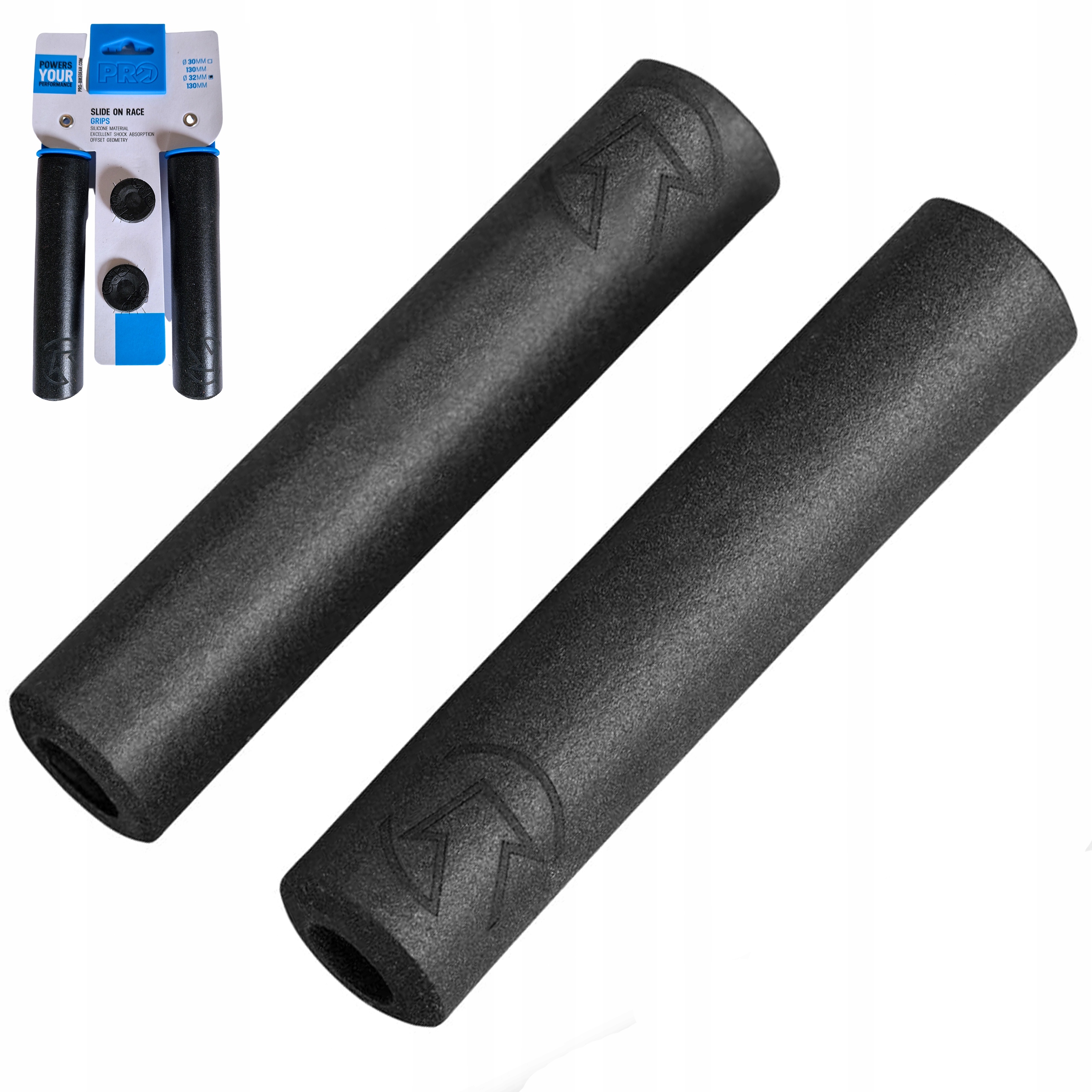 Chwyty Kierownicy Pro Silicone XC Czarne
