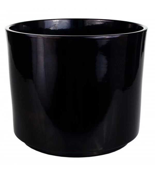 

LookMar Doniczka osłonka ceramiczna czarna 13cm