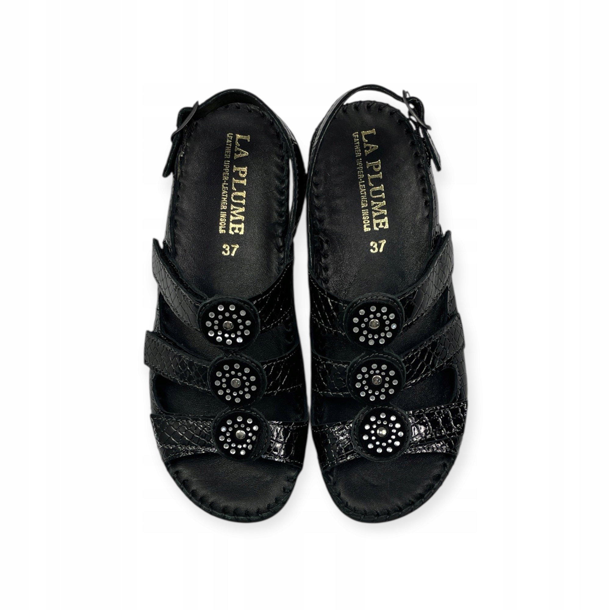 Dámské sandálky La Plume (emerald) – velikost 37