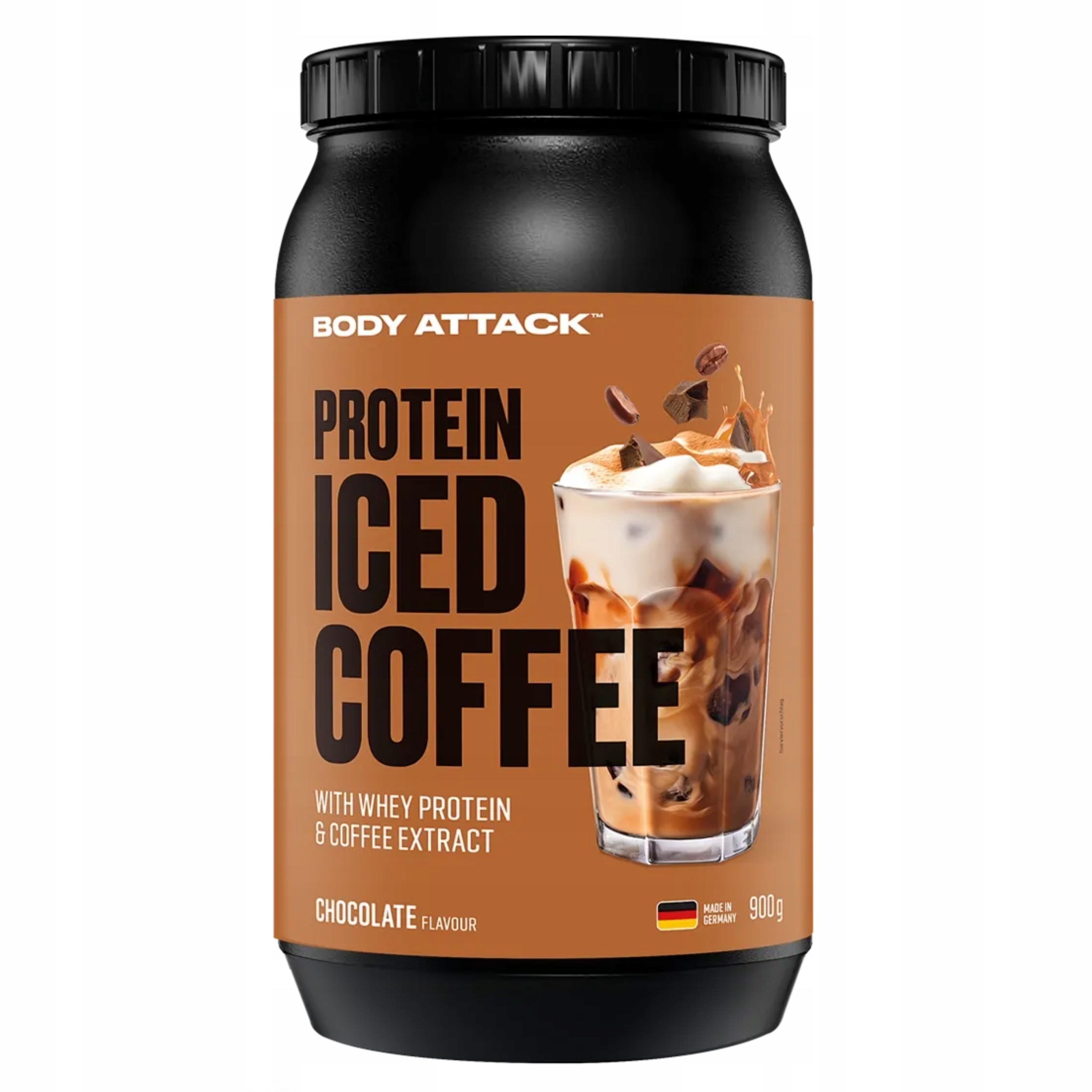 Syrovátková bílkovina Protein Protein Iced Coffe 900 g Bcaa Body Attack