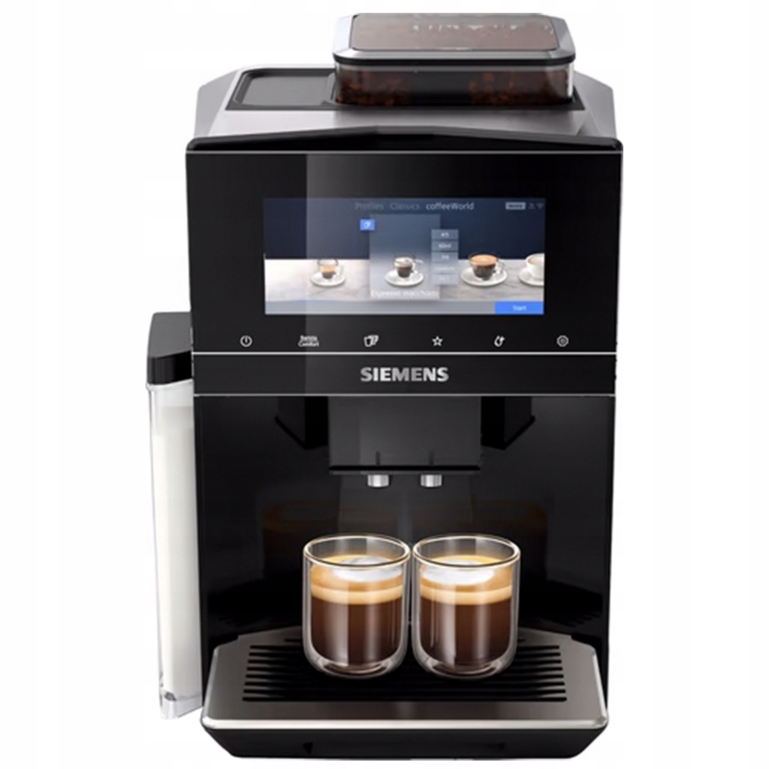 Ekspres ciśnieniowy automatyczny Siemens EQ900 TQ903R09 – czarny