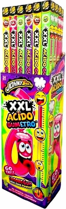 Johny Bbe Žvýkačka XXXL Acido Gumetro 70G 24 Kusů