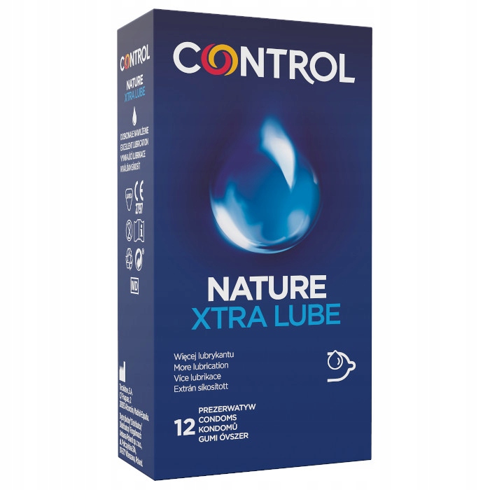 

Control Nature Xtra Lube prezerwatywy nawilżone 12
